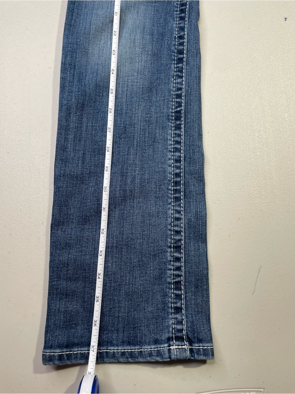 Ariat Women's 26S R.E.A.L. Straight Icon Jeans "Rainstorm" Wash VGUC - Picture 7 of 10